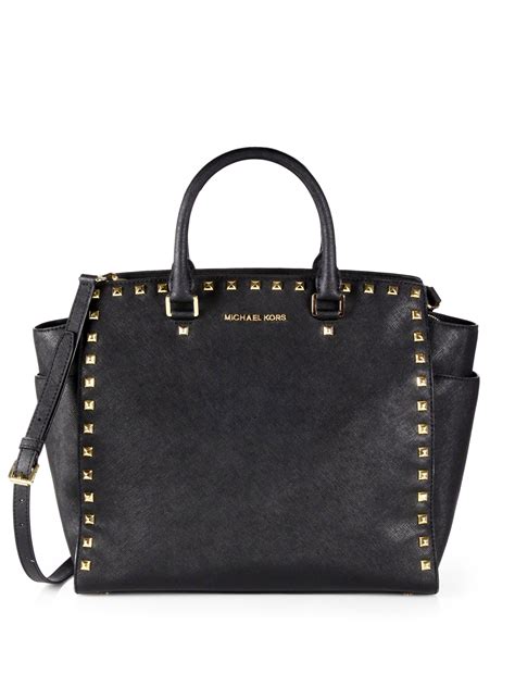 michael kors studs tote|Michael Kors Tote clearance.